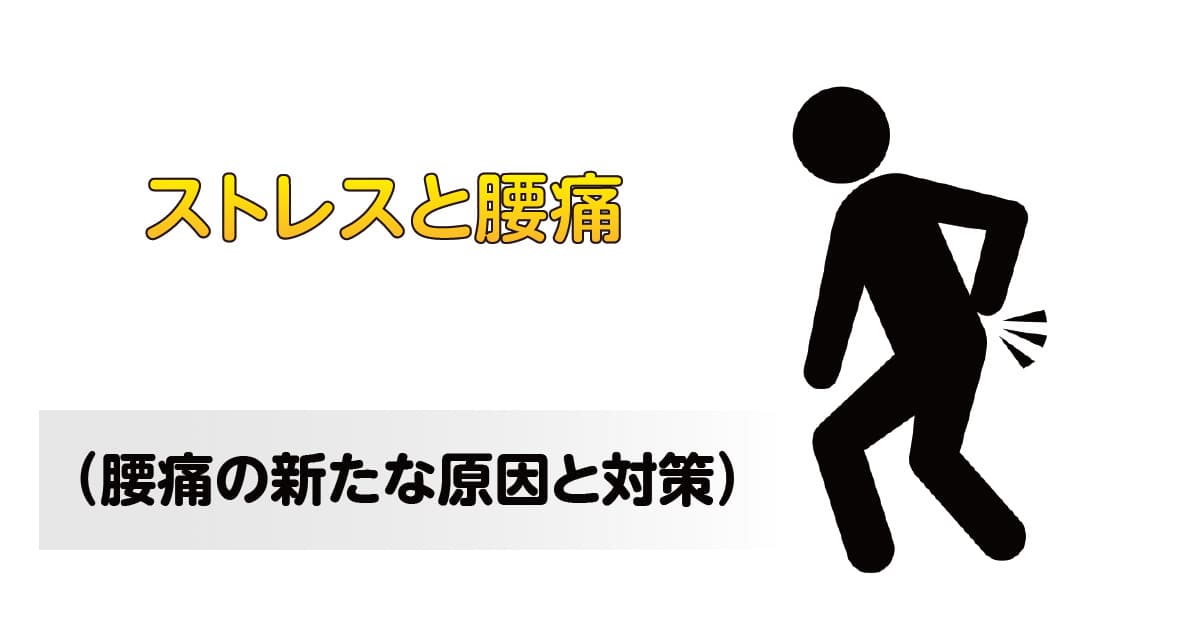 ストレスと腰痛（腰痛の新たな原因と対策）