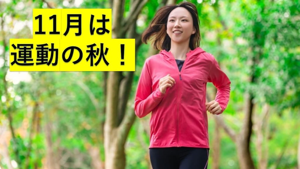 11月は運動の秋！